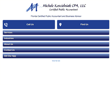 Tablet Screenshot of michelekcpa.com